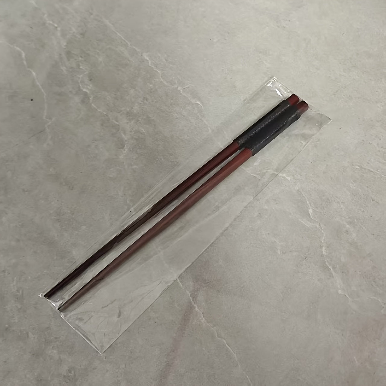 1 pair of twisted wire wind wood chopsticks, anti roll rosewood bamboo chopsticks