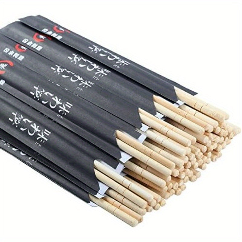 Disposable Chopsticks Pack of 100 Pair 9 Japanese Style Sleeved Sushi Chopsticks by Gmark GM1038