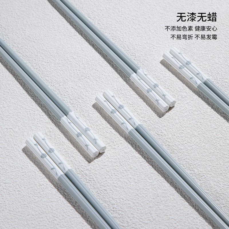 2024 New One-Person Alloy Chopsticks | Non-Slip, High-Temperature Resistant
