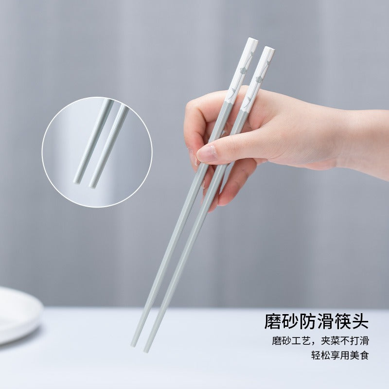 2024 New One-Person Alloy Chopsticks | Non-Slip, High-Temperature Resistant