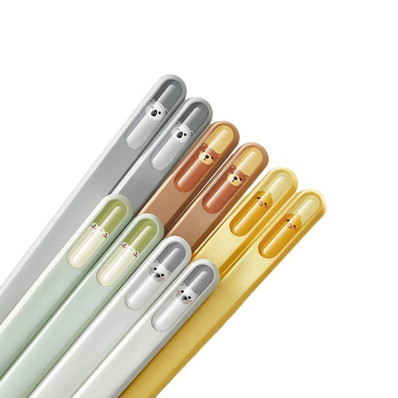 One Person, One Chopstick | Cartoon High-End Alloy Chopsticks, High Temperature Resistance